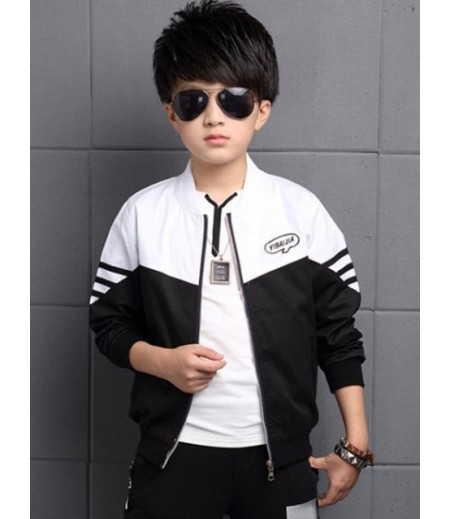 Zipper Fly Kids Jacket