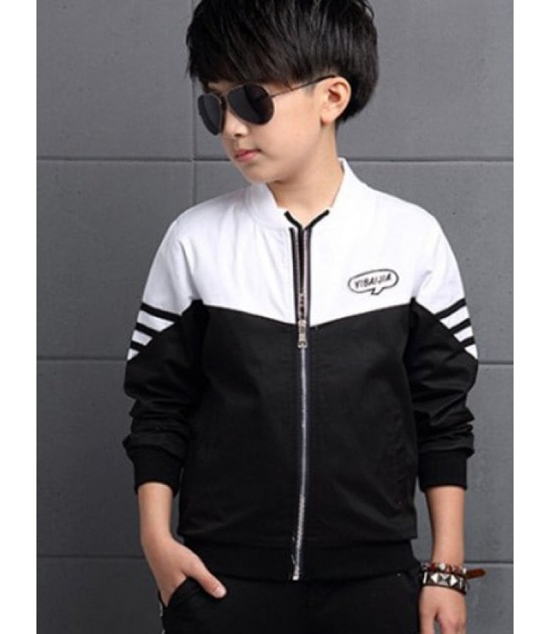 Zipper Fly Kids Jacket