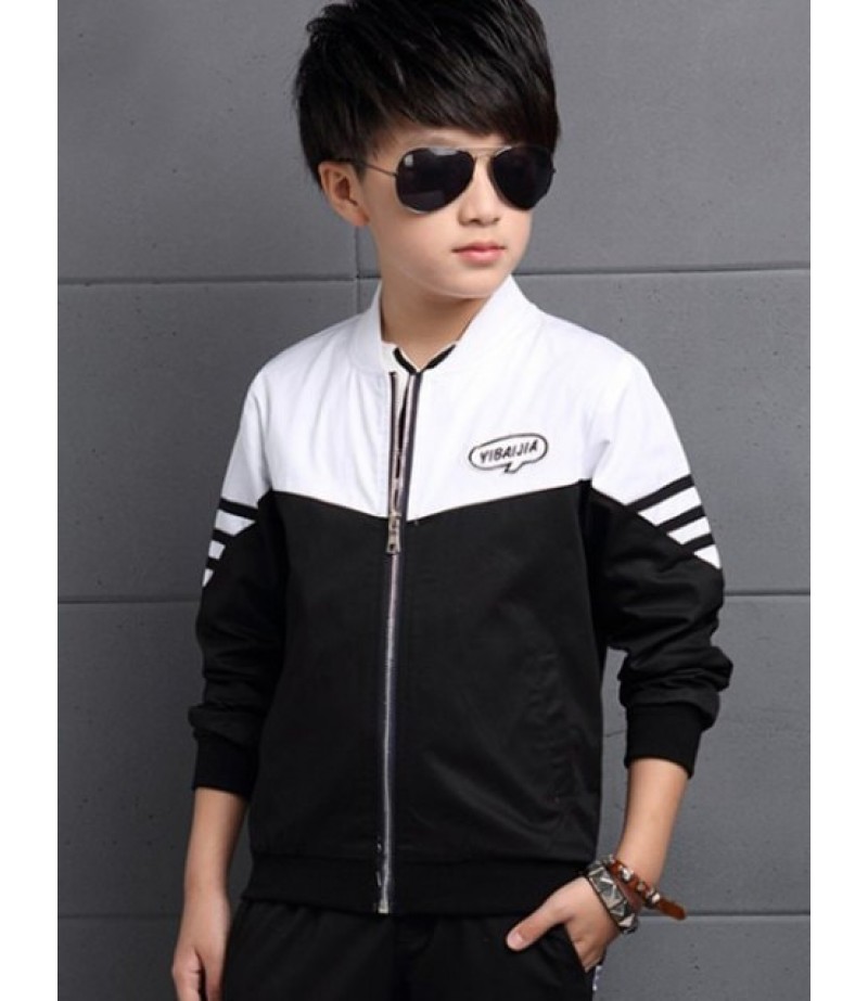 Zipper Fly Kids Jacket