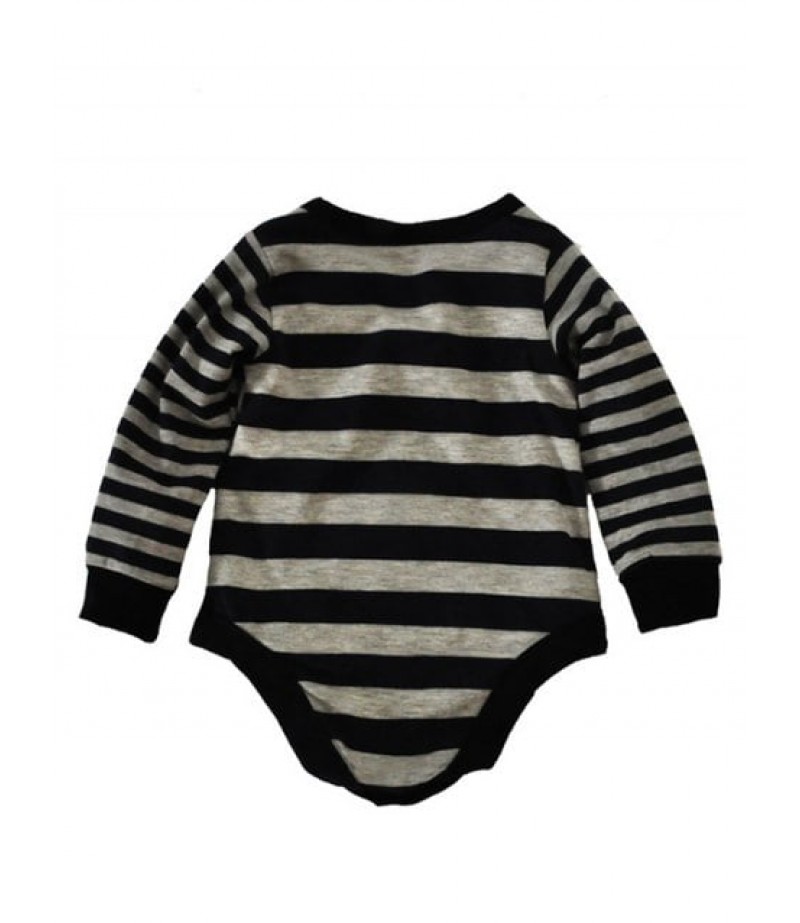 Baby Newborn Toddler Tiger Striped Long Sleeve Bodysuit Jumpsuit