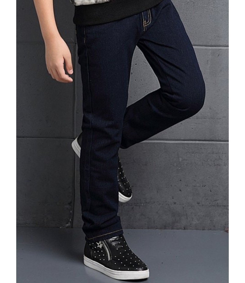 Boys Long Straight Jeans