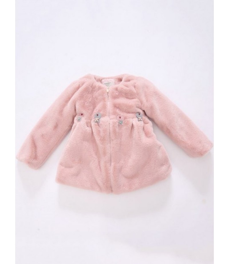 Kids Trick Faux Fur Coat