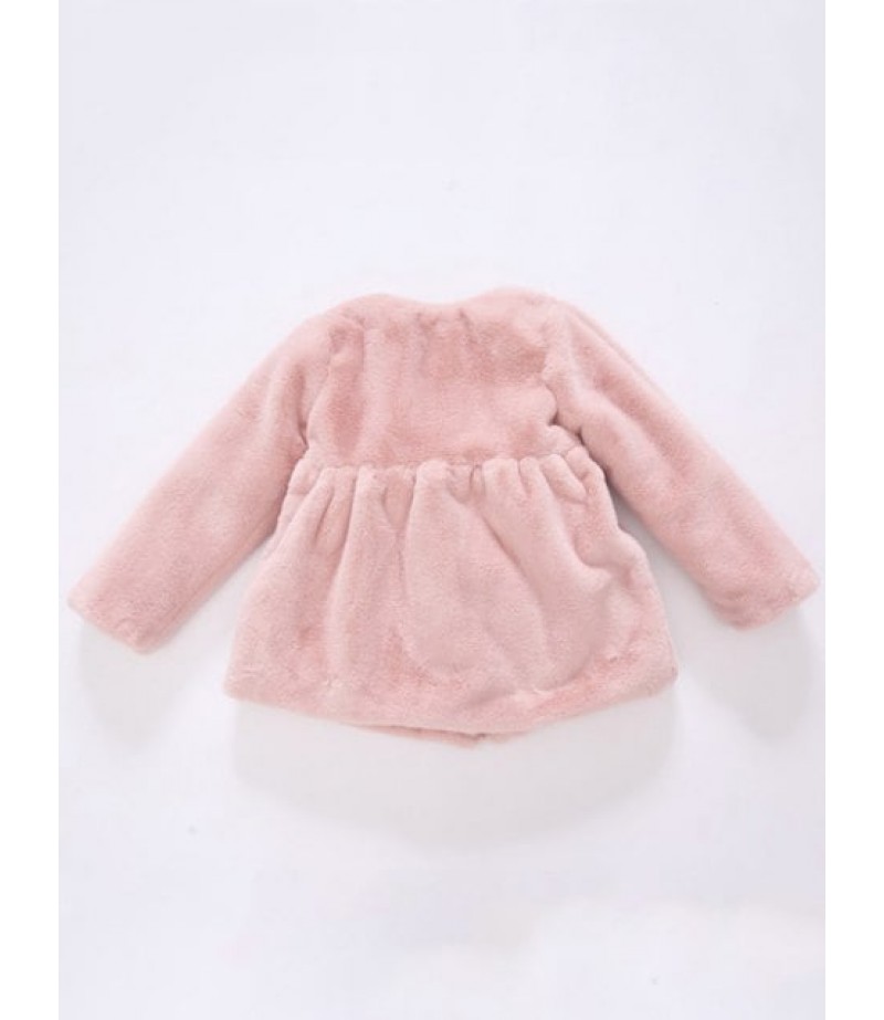 Kids Trick Faux Fur Coat