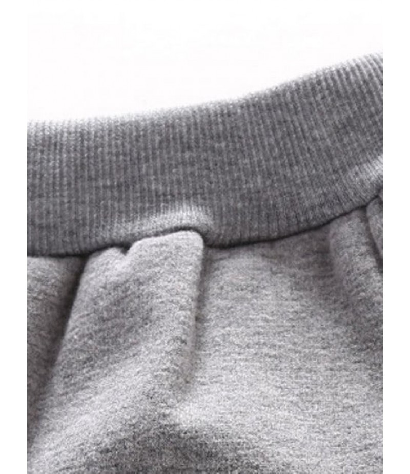 Buttoned Kids Fleece Sweatpants