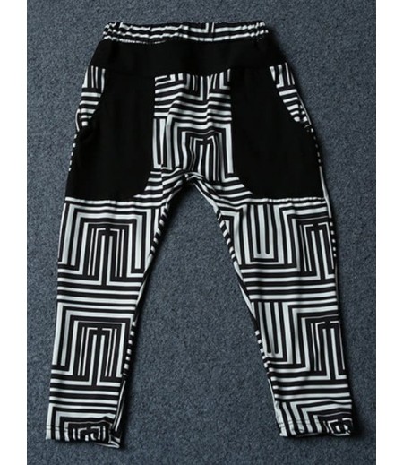 Casual Kids Geometric Pants