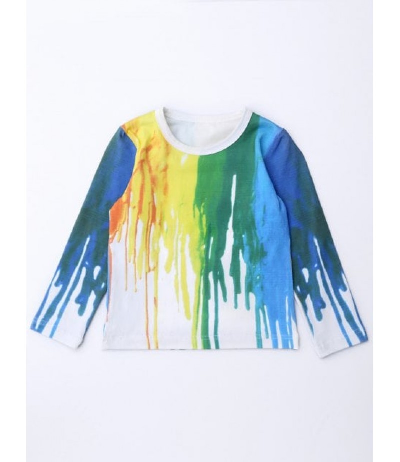 Hand-Painted Long Sleeve Tee