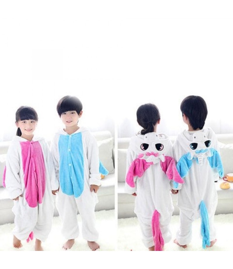 Flannel Unicorn Children Home Pajamas