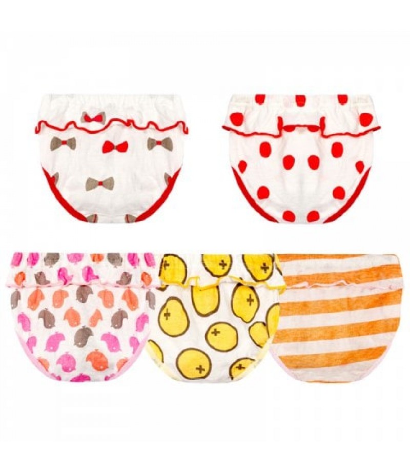 Baby Cotton Creative Lace Triangle Underwear 5pcs