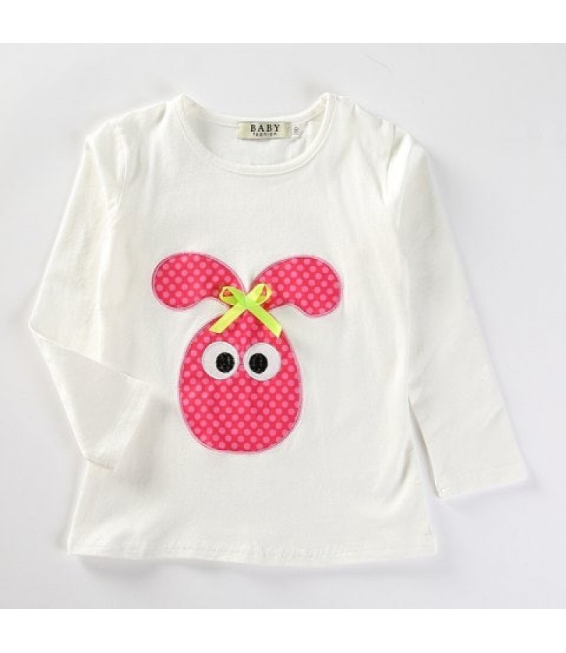 3265 Girls Cute Cartoon Embroidery Suit