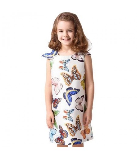 Girls Butterfly Tank Dress