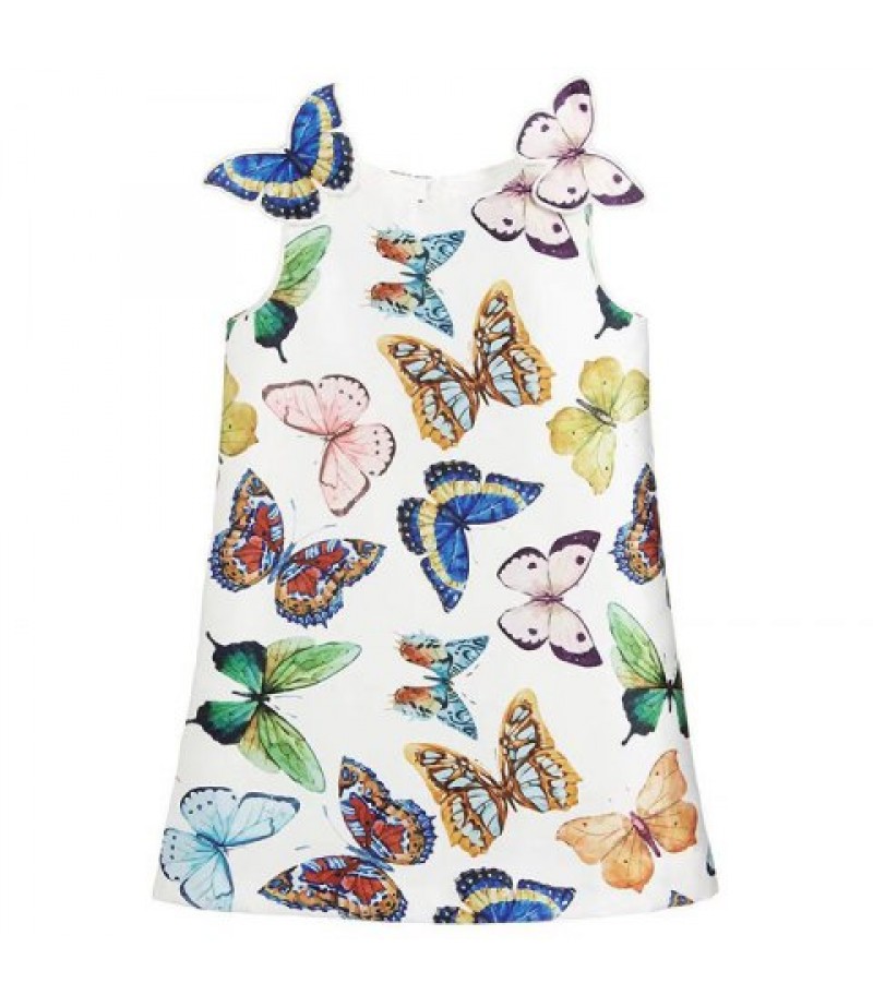 Girls Butterfly Tank Dress