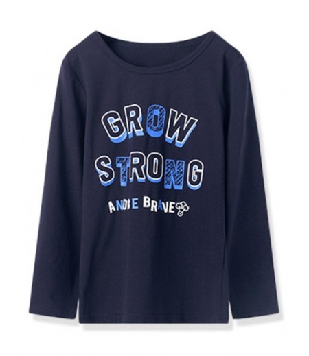 Kids Grow Strong Graphic Casual Tee