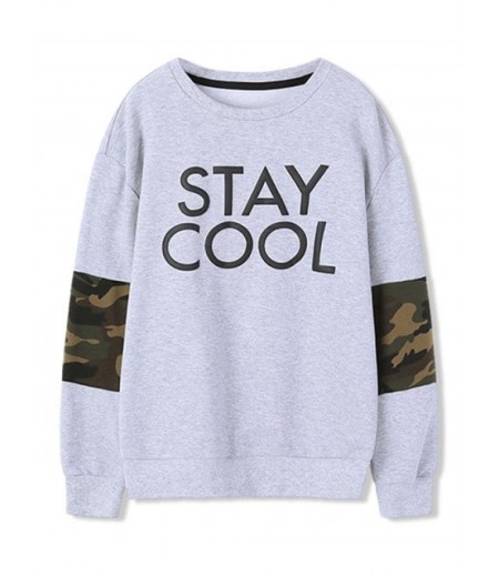 Camouflage Pattern Design Sweatshirt